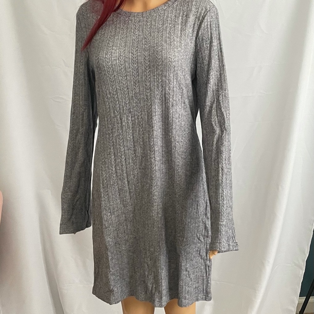 Lucia Slit Ribbed Knit Dress